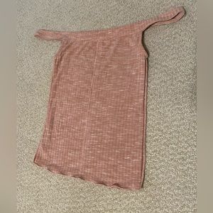 Free People Intimately off the shoulder light pink tank top; Size: XS